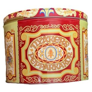 NYAKERS PEPPARKAKOR GINGERSNAP COOKIE DECORATIVE COLLECTIBLE TIN (Tin Only)